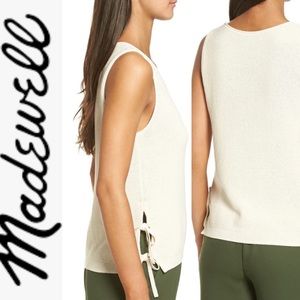MADEWELL Side Tie Sweater Tank